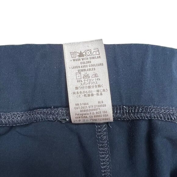 Patagonia Navy Wide Leg Cropped Capri Pants Small - Picture 5 of 9